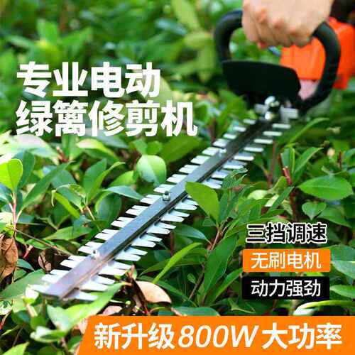 无刷绿篱机长续航背负式家用茶树叶篱笆剪园林修小型绿化修剪机