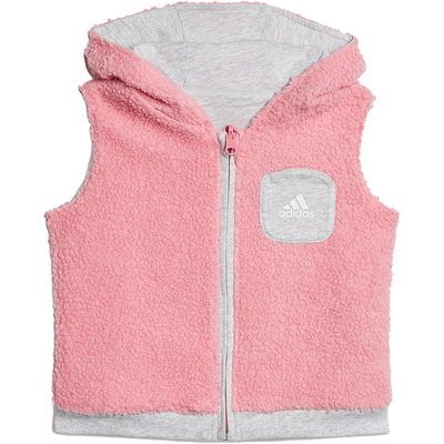 Adidas/阿迪达斯正品当季新款双面穿婴童运动连帽马甲HM6608