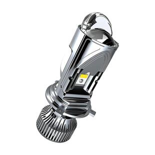 带透镜汽车激光大灯泡led远近一体五菱宏光H4捷达前大灯飞度大灯