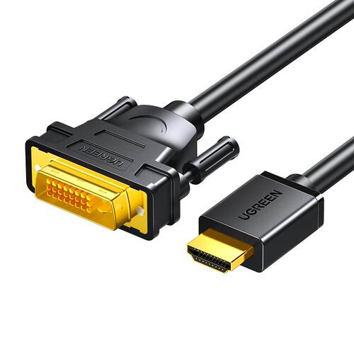 绿联hdmi转dvi线高清显示器屏连接笔记本转换电脑电视数据线接头