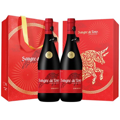 桃乐丝公牛血经典红酒葡萄酒礼盒