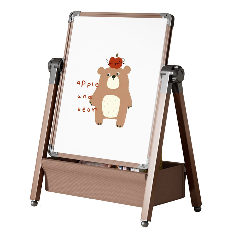 幼儿童画板磁性可擦写涂鸦绘画黑板家用教学支架式白板双面写字板