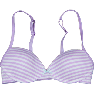 65AA70AA外贸少女超薄无钢圈文胸女薄杯内衣浅灰小平胸平夏季不凸