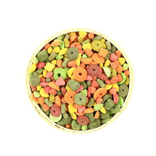 小宠兔子豚鼠龙猫仓鼠综合果蔬谷物零食磨牙500克兔兔粮食1件包邮