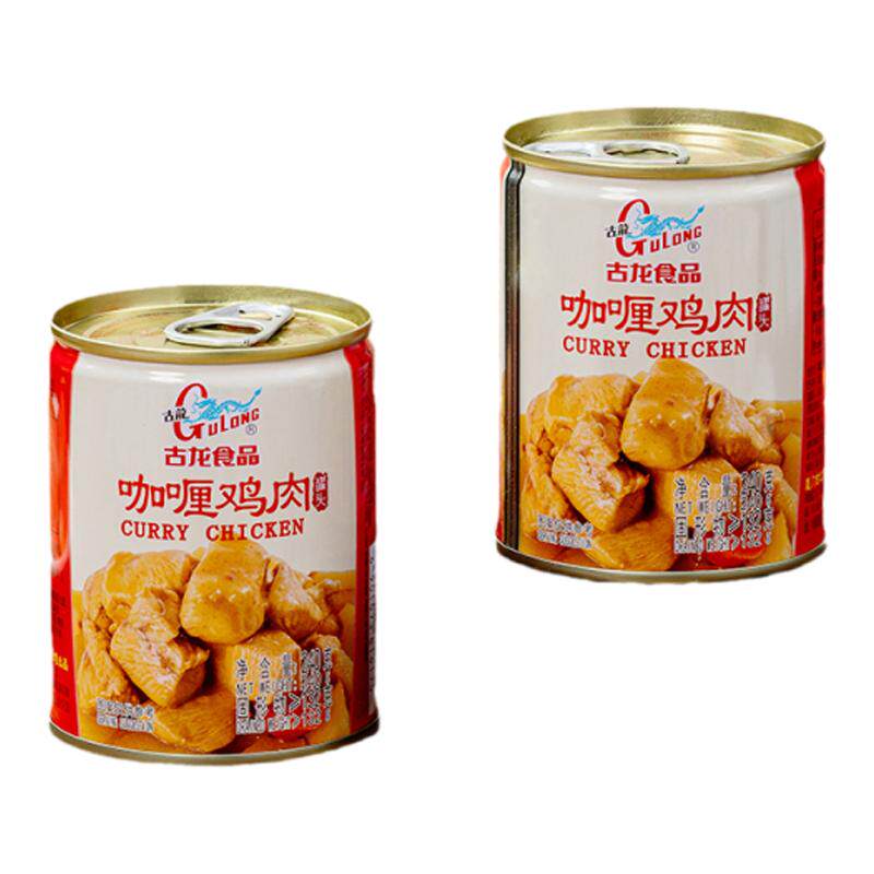 古龙 咖喱鸡肉罐头240g开罐即食盖浇饭下饭菜户外熟食家用速食