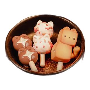 正版喵东煮萌粒盲盒可爱猫咪关东煮迷你手办潮玩公仔场景摆件礼物