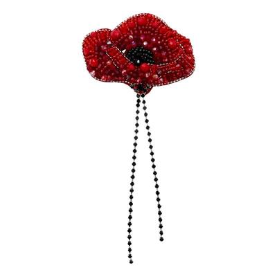 重工立体服装旗袍装饰布贴玫瑰花