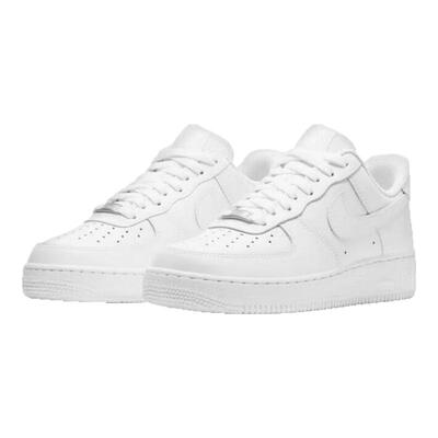 NIKE 耐克 Air Force 1 AF1 空军一号 纯白经典 运动休闲女子板鞋