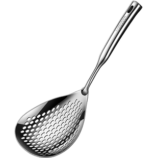 加厚316L不锈钢漏勺厨房家用笊篱一体成型过滤勺捞面油炸捞饺子勺