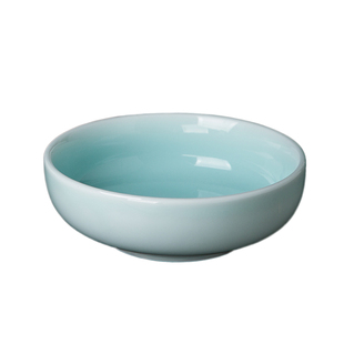 创意陶瓷罗汉碗浅碗家用广口碗景德镇影青和面盆可加字订制面汤碗