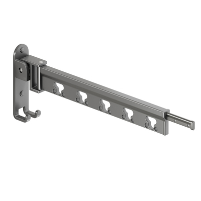 阳台折叠隐形伸缩晾衣架免打孔