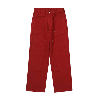 Makemore直筒美式伐木工装长裤男