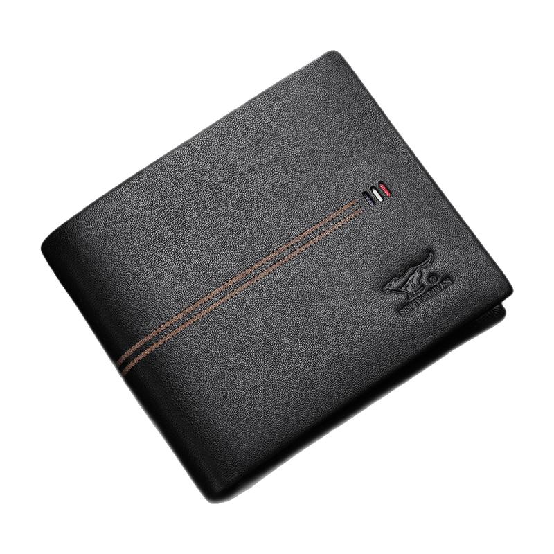 七匹狼牛皮钱包男2025新款皮夹送男友爸爸生日礼物高端真皮钱夹WO