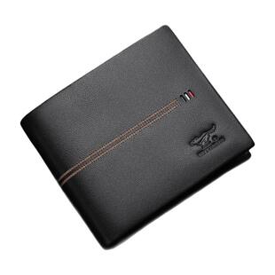 七匹狼牛皮钱包男2026新款皮夹送男友爸爸生日礼物高端真皮钱夹WO