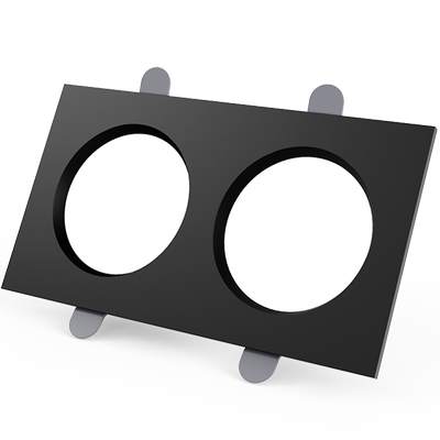 led双头单头格栅方形吊顶筒灯