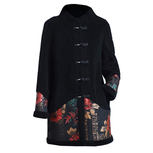 羊剪绒大衣女2025冬新中长中式国风妈妈海宁羔羊毛毛颗粒皮草外套