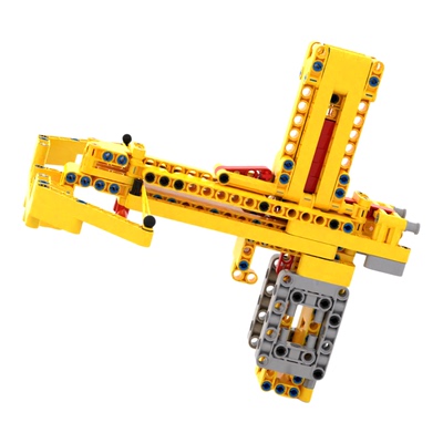 小小工程师国产积木手工diy机械组模型拼装枪型弩机套装MOC可发射