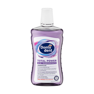 德国dm 东拖Dontodent成人漱口水口气清新6重功效抗敏感清洁含氟