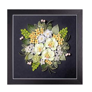 手玲珑纸艺 衍纸材料包成人手工diy进口纸条套装黑框画礼物衍生纸