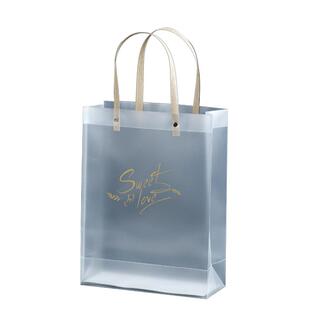 pvc透明手提袋定制现货生日礼袋新年快乐礼品袋pp磨砂伴手礼袋