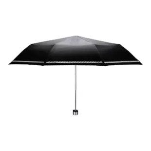 春夏德国knirps克尼普斯经典三折黑胶超防晒晴雨两用伞男女用反光
