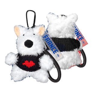 【官方正版】法国国家队|蓝衣小狗挂件玩偶欧洲杯限定周边姆巴佩