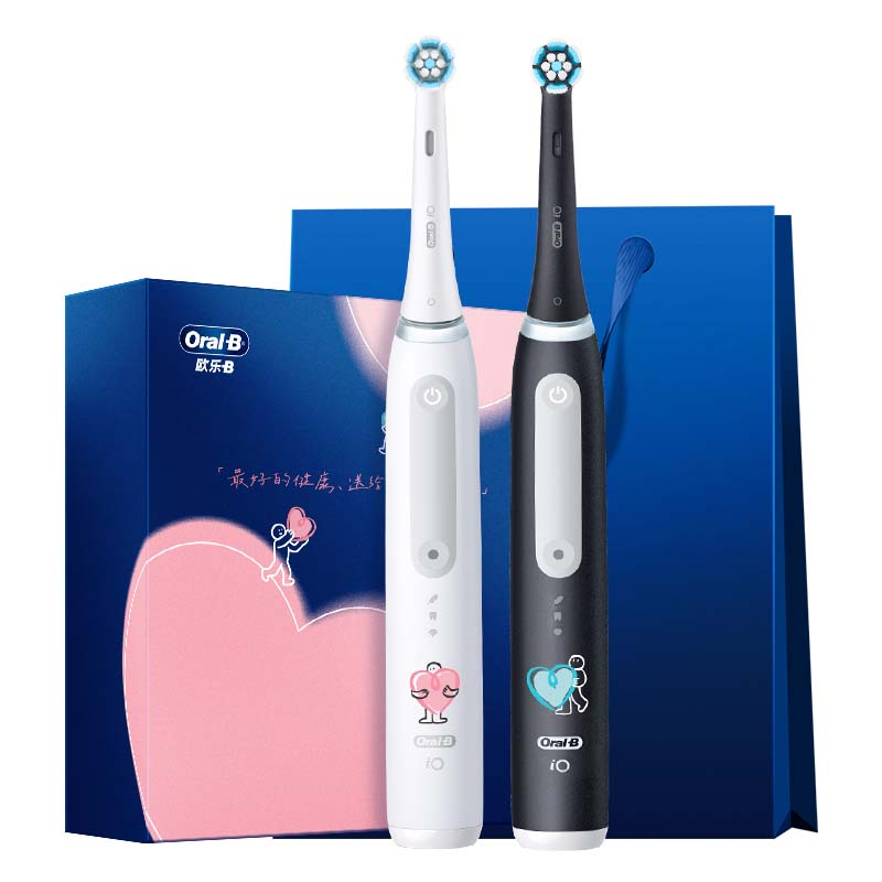 OralB欧乐B电动牙刷iO3成人官方旗舰店自动软毛牙刷生日情侣礼物 款毛实拍商品图