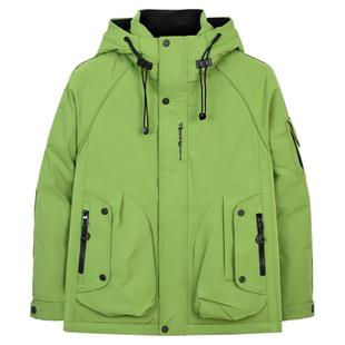 高端品牌商场90鸭绒极寒抗寒男士户外工装羽绒服冲锋衣外套男超厚