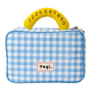 Tagi.哈兜Callme收纳袋大容量小众便携双头拉旅行链手提化妆包