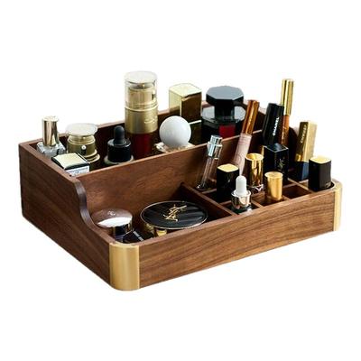 实木化妆品收纳盒高级感