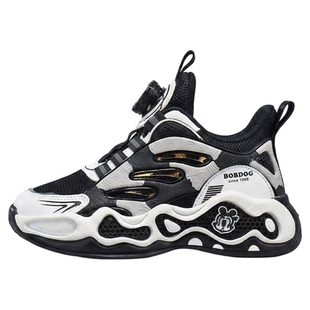 巴布豆男童鞋篮球鞋春款儿童运动鞋2026新款中大童轻便透气网面女