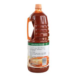 韩国泡菜酱1.8L 日韩料理腌制泡菜火锅汤底寿司调料烤肉蘸酱瓶装