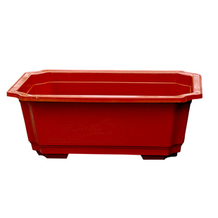 塑料种菜盆发财树盆景种植箱四方马槽蝴蝶兰多肉复古长方形大花盆