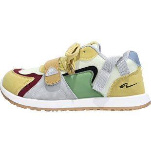 人本多巴胺丑萌女鞋2026春季新款魔术贴小白鞋学生百搭韩版板鞋子