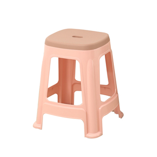 凳子家用塑料加厚矮凳熟料方凳防滑椅子大号高凳塑胶出租房小板凳
