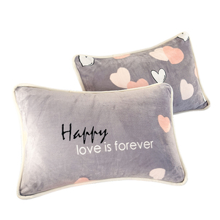 锁住整夜暖流 | 冬季牛奶绒枕套珊瑚绒毛绒加绒法兰绒枕头套冬天