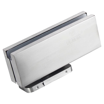 进口液压油黑钛拉丝玻璃门地弹簧