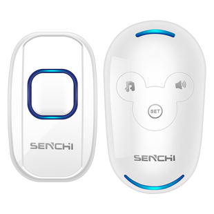 门铃家用无线超远距离免插电遥控叮咚一拖二电子自发电老人呼叫器