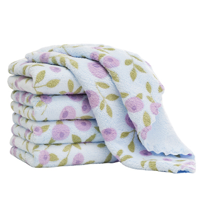 珊瑚绒加厚吸水不沾油抹布