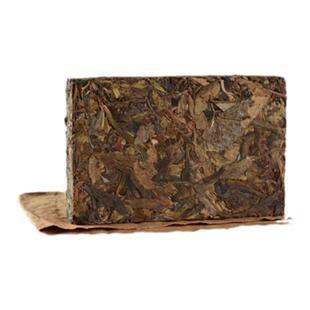 易武金砖 刮风寨古树黄片茶砖500克2018年头春普洱茶老生茶黄金叶