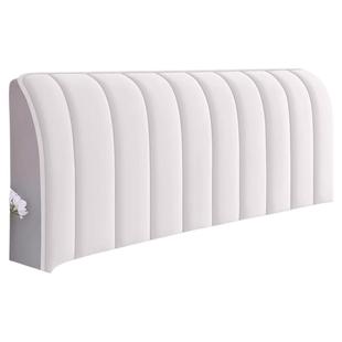 床头套罩2025新款床头软包夹棉奶油风靠背木床皮床头罩全包加厚