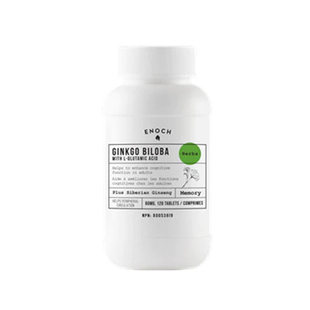 加拿大Enoch Ginkgo Biloba银杏叶精华提取片PS磷脂醯丝氨酸120粒