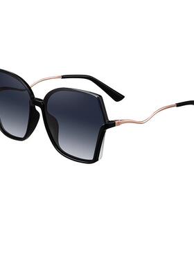 海伦凯勒墨镜大框街拍渐变色时尚