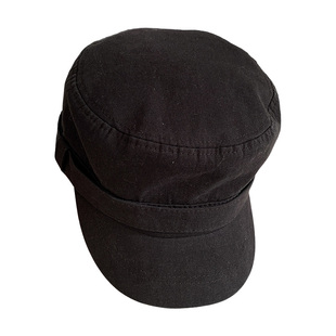 英伦风复古黑色平顶马术帽女春夏大头围显脸小时尚贝雷帽报童帽子