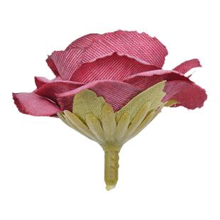 ins仿真玫瑰花头 绢花 DIY手工汉服头饰材料 痛包拍谷摆放子道具