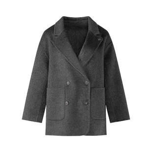 【两件搭配更优惠】LAGOGO气场通勤省心好搭一整套羊毛大衣针织衫