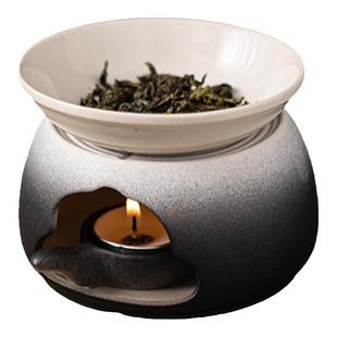 陶瓷烤茶炉日式家用茶叶提香器焙茶醒茶器烘茶炒茶器炒米蜡烛温茶