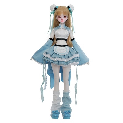 正版bjd女娃四分蓝芷玩偶