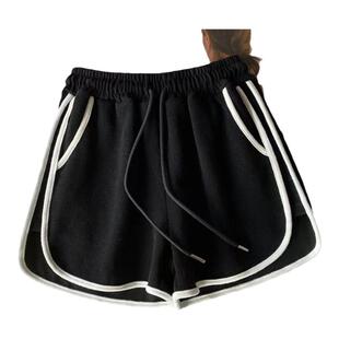 韩系穿搭休闲运动短裤女夏季宽松舒适居家睡裤外穿逛街运动短裤女