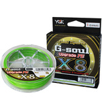 日本原装进口YGK G-soul X8顺滑8股编织线路亚PE线150米200米鱼线